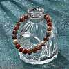 Natural Red Jasper Bead Stretch Bracelets BJEW-K212-B-012-5