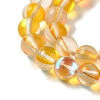 Synthetic Moonstone Beads Strands G-P528-J01-11-3