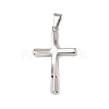 304 Stainless Steel Pendants X-STAS-P421-08P-1