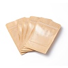 Eco-friendly Biodegradable Kraft Paper Packaging Zip Lock Paper Bag CARB-P002-04-5