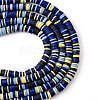 Handmade Polymer Clay Beads Strands CLAY-R089-6mm-T02B-33-5