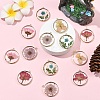 10Pcs 5 Colors Transparent Clear Epoxy Resin Pendants RESI-YW0005-03-4