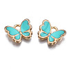 Alloy Enamel Charms ENAM-S121-070G-3