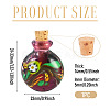 Handmade Lampwork Perfume Bottle Pendants LAMP-TADJ0001-05B-3