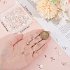 50Pcs Flat Round 304 Stainless Steel Stud Earring Settings STAS-BBC0005-84B-3