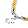 5MM Nylon Twisted Cord Necklace Making FIND-G096-01P-30-2