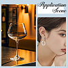 120Pcs 4 Styles 316 Surgical Stainless Steel Wine Glass Charms Rings STAS-BBC0009-37S-5