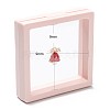 Square Transparent PE Thin Film Suspension Jewelry Display Box CON-D009-01A-04-4