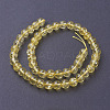 Synthetic Citrine Beads Strands G-C076-8mm-6A-2