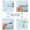 Ion Plating(IP) 304 Stainless Steel Open Jump Rings STAS-R060-5x0.7-G-4