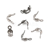 Tarnish Resistant Stainless Steel Bead Tips X-STAS-R061-01-4