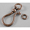 Tibetan Style S Hook Clasps LS-RLF5091Y-NF-1