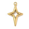 Ion Plating(IP) 304 Stainless Steel Pendants X-STAS-Q334-55G-1