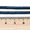 Electroplated Natural Lava Rock Beads Strands G-K388-03A-05-4