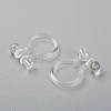 Plastic Clip-on Earring Findings KY-P001-10E-2