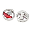 Alloy Glass Pendants FIND-B061-05P-B-3