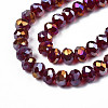 Electroplate Glass Beads Strands EGLA-A034-T3mm-B29-3