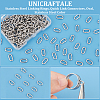 200Pcs 304 Stainless Steel Linking Rings STAS-UN0060-35-4
