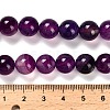 Dyed Natural Agate Beads Strands G-G203-10B-10mm-5