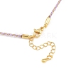 2MM Nylon Braided Cord Necklace Making MAK-A019-02G-18-3