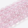 Natural Rose Quartz Beads Strands X-G-C076-12mm-3-1