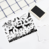 Globleland 9 Sheets 9 Style PVC Plastic Stamps DIY-GL0002-82G-6