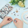 6 Strands 6 Colors Handmade Polymer Clay Beads CLAY-FH0001-10-3