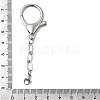 304 Stainless Steel & Alloy Lobster Claw Clasps STAS-L306-01P-3