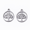 201 Stainless Steel Charms X-STAS-T050-020P-1