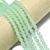 Natural Malaysia Jade Beads Strands G-L645-C01-6mm-12-3