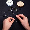 Spray Painted Natural Wood Beads WOOD-NB0001-18-3