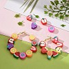 240Pcs 12 Kinds of Fruit Handmade Polymer Clay Beads CLAY-ZZ0001-001A-7