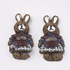 Bunny Resin Cabochons CRES-S357-11A-1