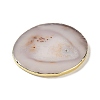 Natural Agate Coaster AJEW-NH0001-04G-04-2