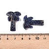 Natural Sodalite Coconut Tree Pendants G-N342-02A-3