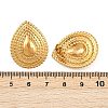 304 Stainless Steel Teardrop Stud Earrings EJEW-I320-11G-5