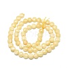 Natural Topaz Jade Beads Strands G-G792-06-2
