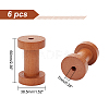Wooden Empty Spools WOOD-WH0034-04-2