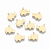 304 Stainless Steel Charms STAS-S116-074G-1