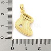Christmas Brass Micro Pave Cubic Zirconia Pendant KK-H468-02D-03G-3