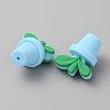 Leaf Pot Food Grade Eco-Friendly Silicone Beads LS-SIL-WH0014-18C-2