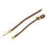 Braided Nylon Cord Bracelet Making MAK-A017-D03-05G-3