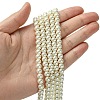 Eco-Friendly Dyed Glass Pearl Round Beads Strands HY-A008-6mm-RB011-3
