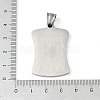 304 Stainless Steel Pendants STAS-O008-01D-3