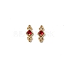Brass Pave Cubic Zirconia Connector Charms PW-WG57330-07-1
