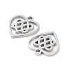 Non-Tarnish 316 Surgical Stainless Steel Charms STAS-Q314-06P-2