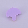 Opaque Frosted Resin Cabochon RESI-WH0009-08-2