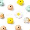5 Styles Food Grade Eco-Friendly Silicone Beads SIL-FS0001-25-3
