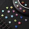 100Pcs 2 Styles Transparent Acrylic Beads OACR-YW0001-49-5