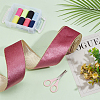 10 Yards Single Face Velvet Ribbon OCOR-WH0093-12B-4